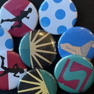 Running, Tri & Cycling club badges