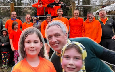 It’s all Orange 🟠 Tetbury Goods Shed parkrun NYD Jog On Meetup 🎉