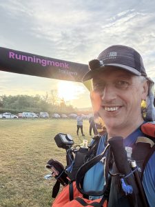 Ian at start of Rollin100 Ultra